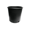 Black round pot D30x26cm 15L