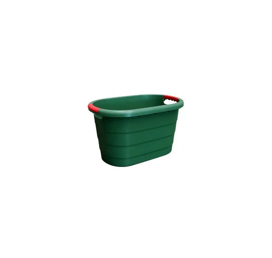 Multi-purpose oval container TONI, green 46L