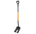 Shovel with hardened head made of boron steel